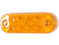 5626211 - 6 Inch Amber Oval Turn Signal Light With 10 LED