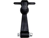 WJ206 - 6 Inch Heavy-Duty Rubber Hood Catch - Includes Brackets and Pin-With Bumper