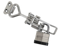 3049352 - 6" Heavy Duty Stainless Steel Adjustable-Grip Draw Latch