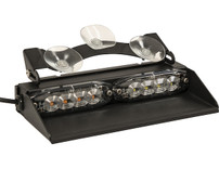 8891026 - 8 in. Amber/Clear Dashboard Light Bar With 8 LED's