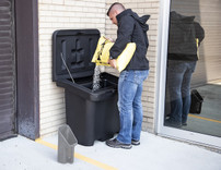 9031100 - 8.8 Cubic Foot Poly Storage Bin