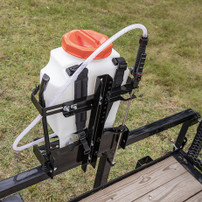 LT23 - Adjustable Sprayer Rack for Landscape Trailers