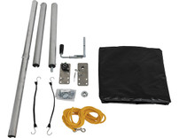 DTT7018S - Aluminum Tarp System with Round Axle and Solid Tarp (7 x 18 Foot)