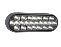 5626325 - Bulk 6 Inch Clear Oval Backup Light With 24 LEDs (Sold in Multiples of 10)