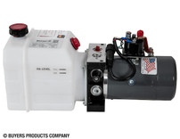 PU319A - Buyers 3-Way DC Power Unit-Electric Controls Horizontal 0.75 Gallon Poly Reservoir