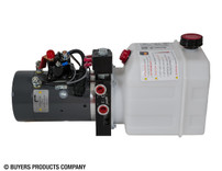 PU642A - Buyers 4-Way DC Power Unit-Electric Controls Horizontal 0.75 Gallon Poly Reservoir