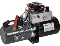 PU3593A - Buyers 4-Way/3-Way DC Power Unit-Electric Controls Horizontal 0.32 Gallon Reservoir