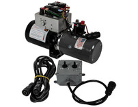 PU3593A - Buyers 4-Way/3-Way DC Power Unit-Electric Controls Horizontal 0.32 Gallon Reservoir