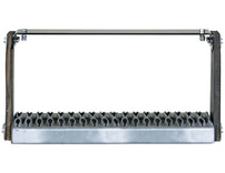 5231130 - Flexible Rubber Step with Galvanized Steel Diamond Deck-Span Tread - 30x11 Inch