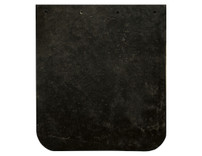 B1412LSP - Heavy Duty Black Rubber Mudflaps 14x12 Inch