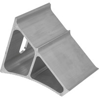 WC7118A - Large Extruded Aluminum Wheel Chock 7x10.75x7.8 Inch