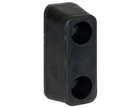 B5540 - Molded Rubber Bumper - 2-9/16 x 3 x 6 Inch Tall - Set of 2