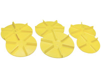 1308901 - SAM Universal Yellow Poly Replacement Spinner 18 Inch Diameter Clockwise