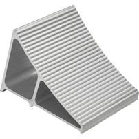 WC6096A - Small Extruded Aluminum Wheel Chock 6x8.75x5.86 Inch