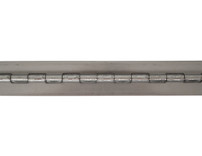 SS8 - Stainless Continuous Hinge .062 x 72 Inch Long with 1/8 Pin and 1.5 Open Width