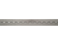 SS17 - Stainless Continuous Hinge .075 x 72 Inch Long with 1/4 Pin and 3.0 Open Width