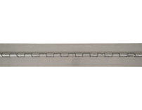 SS17 - Stainless Continuous Hinge .075 x 72 Inch Long with 1/4 Pin and 3.0 Open Width
