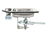 L8815 - Stainless Single Point T-Handle Latch with Mounting Holes