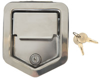 L3890RLS - Stainless Steel Rotary Single Point Paddle Latch - 1/4 Inch Striker