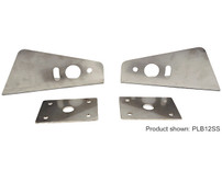 PLB11SS - Stainless Steel Truck Hood Light Brackets For Use With Single Stud Plow Lights