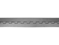 S63 - Steel Continuous Hinge .120 x 72 Inch Long with 3/8 Pin and 2.0 Open Width