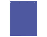 RC30PPBLU - Super Durable Blue Polymer Mudflaps 24x30 Inch