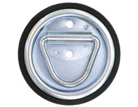 B703 - Surface Mounted Or Recessed Rope Ring Zinc Plated With Plastic Bezel