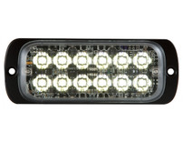 8892601 - Thin Dual Row 4.5 Inch Clear LED Strobe Light