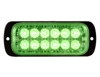 8892609 - Thin Dual Row 4.5 Inch Green LED Strobe Light