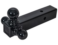 1802250 - Tri-Ball Hitch with Black Towing Balls - 2-1/2 Inch Receiver