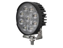 1492231 - Ultra Bright 4.5 Inch Wide LED Flood Light with Strobe - Round Lens