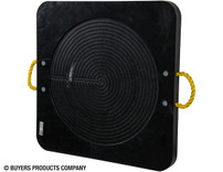 OP303024 - Ultra High Density Poly Outrigger Pad with Recessed Radius - 30 x 30 x 2 Inch