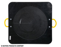 OP303024 - Ultra High Density Poly Outrigger Pad with Recessed Radius - 30 x 30 x 2 Inch