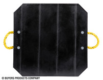 OP242422 - Ultra High Density Poly Outrigger Pad with Square Recess - 24 x 24 x 2 Inch