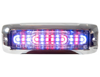 8890305 - Ultra Thin Wide Angle 5 Inch Red/Blue LED Strobe Light