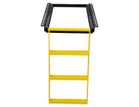 5233000YEL - Yellow 3-Rung Retractable Truck Step