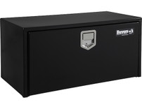 1702103 - 18x18x30 Inch Black Steel Underbody Truck Box With Paddle Latch