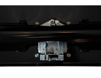 1702110 - 18x18x48 Inch Black Steel Underbody Truck Box With Paddle Latch