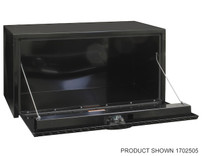 1702503 - 18x18x30 Inch Black Steel Underbody Truck Box With Aluminum Door