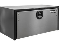 1702705 - 18x18x36 Inch Black Steel Truck Box With Stainless Steel Door