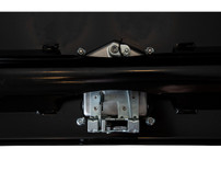 1703103 - 14x16x30 Inch Black Steel Underbody Truck Box With Paddle Latch