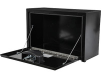 1703312 - 15x10x24 Inch Black Steel Underbody Truck Box with T-Handle