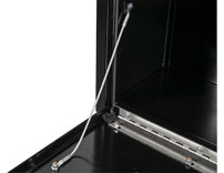 1703312 - 15x10x24 Inch Black Steel Underbody Truck Box with T-Handle