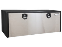 1704715 - 24x24x60 Inch Black Steel Truck Box With Stainless Steel Door
