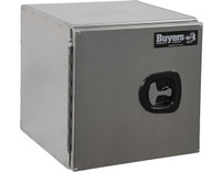 1705333 - 24x24x30 Inch Smooth Aluminum Underbody Truck Tool Box - Double Barn Door, 3-Point Compression Latch