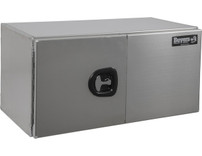 1705333 - 24x24x30 Inch Smooth Aluminum Underbody Truck Tool Box - Double Barn Door, 3-Point Compression Latch