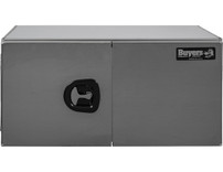 1705340 - 24x24x48 Inch Smooth Aluminum Underbody Truck Tool Box - Double Barn Door, 3-Point Compression Latch