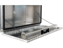 1706505 - 18x18x36 Pro Series Smooth Aluminum Underbody Truck Box with Diamond Tread Door