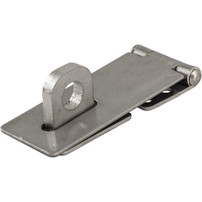SH36SS - Stainless Steel Universal Heavy-Duty Hinged Security Hasp, 1.44"W X 4.63"L