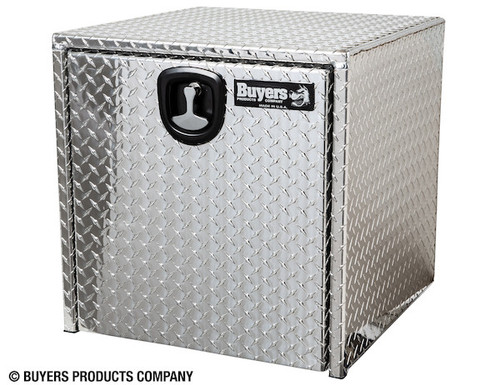 1735135 - 24x24x36 Inch Diamond Tread Aluminum Underbody Truck Box with 3-Pt. Latch